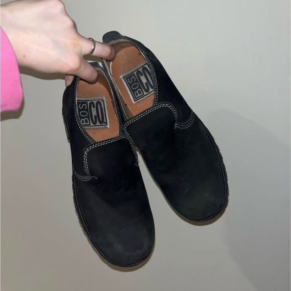 Black Slip-On Loafers - Picture 2 of 3